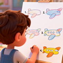 幼小衔接分步绘画练习题打印版