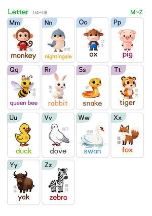 字母闪卡 第2页