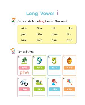 自然拼读练习纸三 第5页