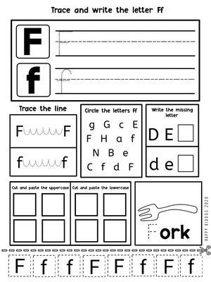 字母涂色卡 第6页