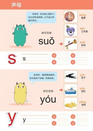 拼音声母&韵母&整体认读 第11页