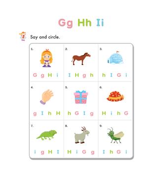 自然拼读练习纸一 第9页