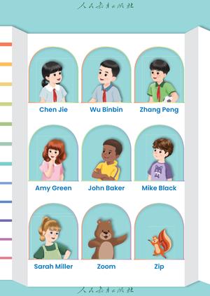 【人教版】英语[三年级-下] 第6页