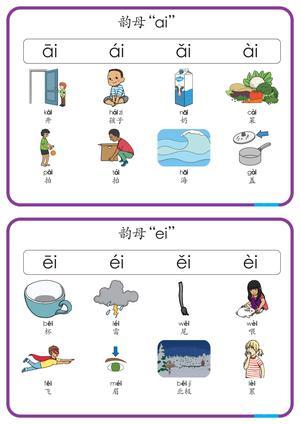 韵母闪卡（32张） 第4页