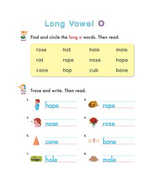 自然拼读练习纸三 第9页