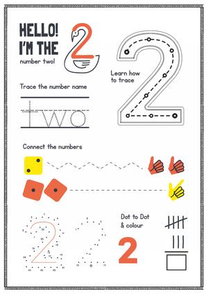 Numbers Activity Book 第3页