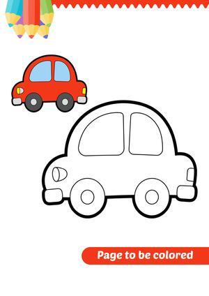 幼儿涂色卡（一） 第5页