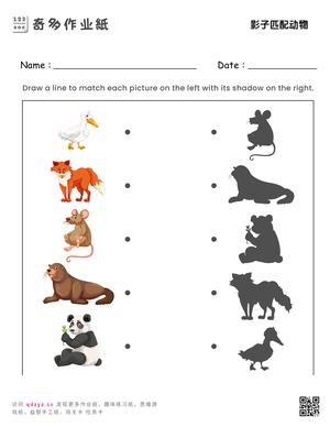 影子匹配动物