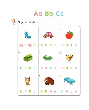 自然拼读练习纸一 第1页