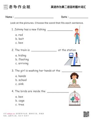 英语作为第二语言的图片词汇