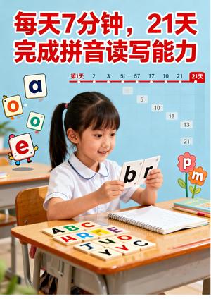 21天拼音练习（25页） 第1页