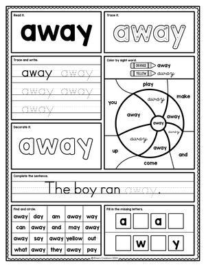 学前基础单词（40页） 第3页