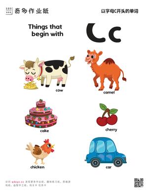 以字母C开头的单词