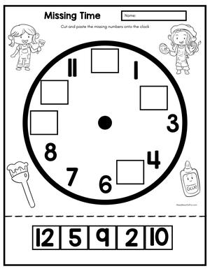 时钟练习纸 第1页