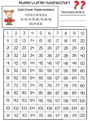 Mystery Letter hundred chart百数板 第4页