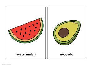 水果闪卡（10张） 第1页