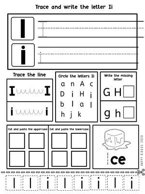 字母涂色卡 第9页