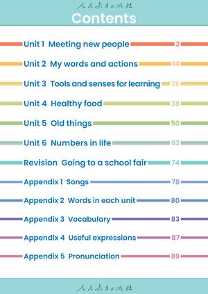 【人教版】英语[三年级-下] 第5页
