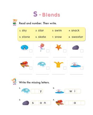 自然拼读练习纸四 第9页