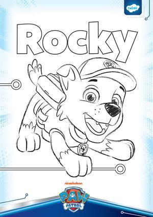 汪汪队涂色卡 第5页