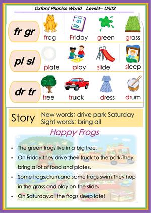 牛津自然拼读04 第1页