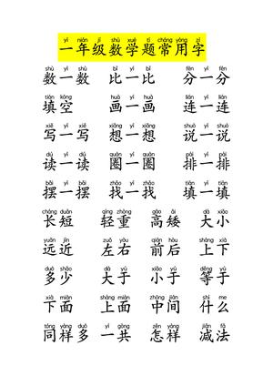 数学题目常用词 第8页