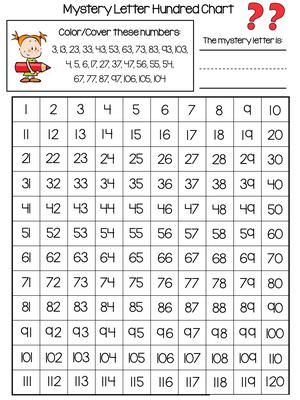Mystery Letter hundred chart百数板 第2页