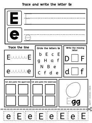 字母涂色卡 第5页