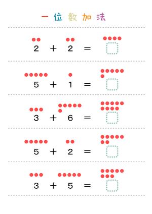 一位数基础加法 第7页