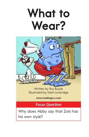 RAZ 分级阅读 D级上 第1页