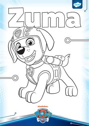 汪汪队涂色卡 第7页