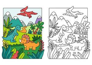 小恐龙涂色 第9页