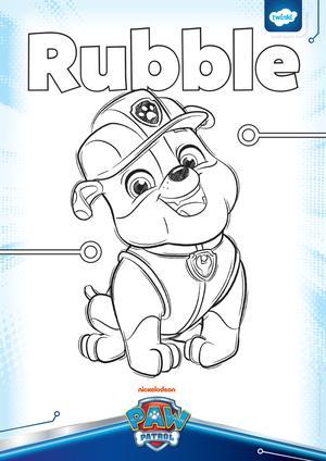 汪汪队涂色卡 第3页