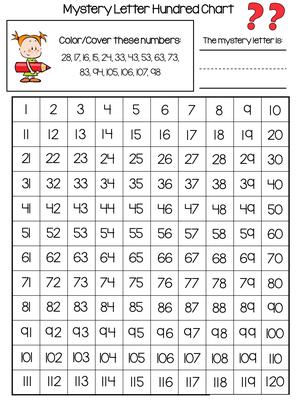 Mystery Letter hundred chart百数板 第3页