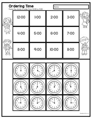 时钟练习纸 第5页