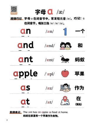 自然拼读（记单词） 第1页