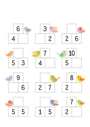 10以内拆分组合 第1页