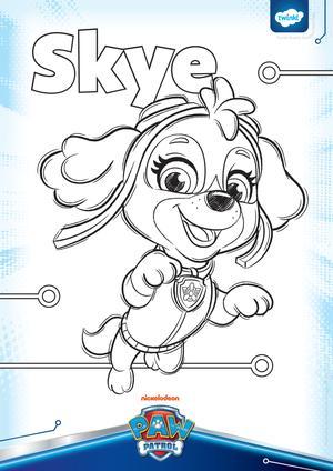 汪汪队涂色卡 第4页