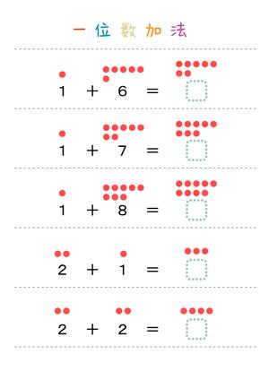 一位数基础加法 第2页