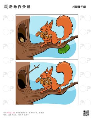 松鼠找不同