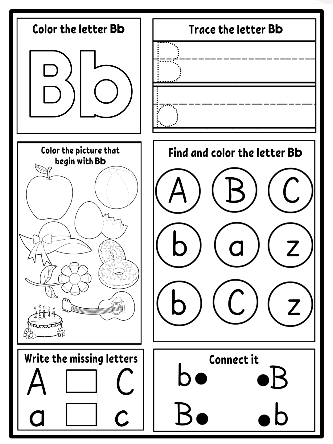 字母活动表 第2页