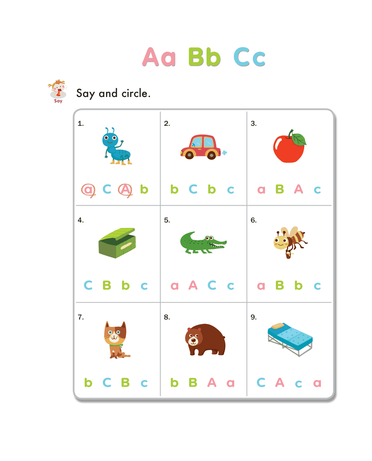自然拼读练习纸一 第1页