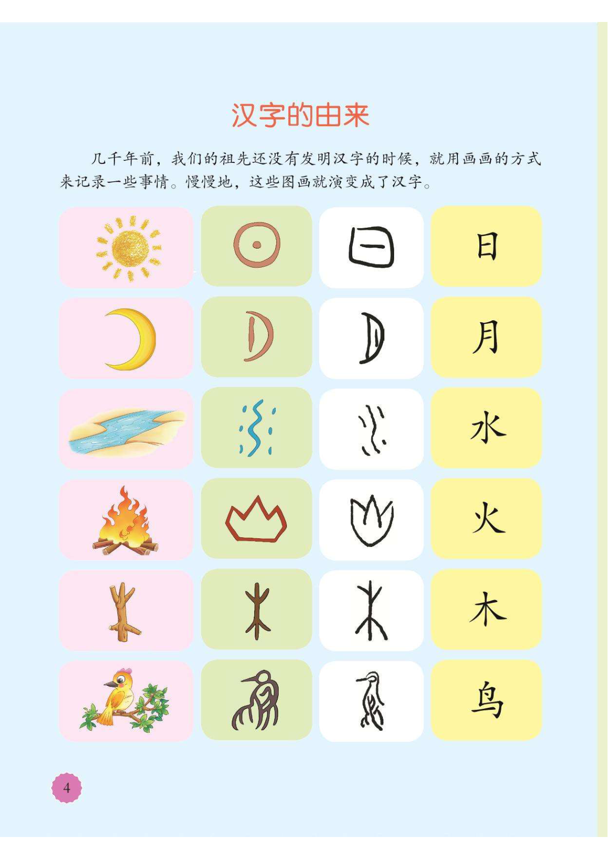 幼小衔接教材-识字上 第3页