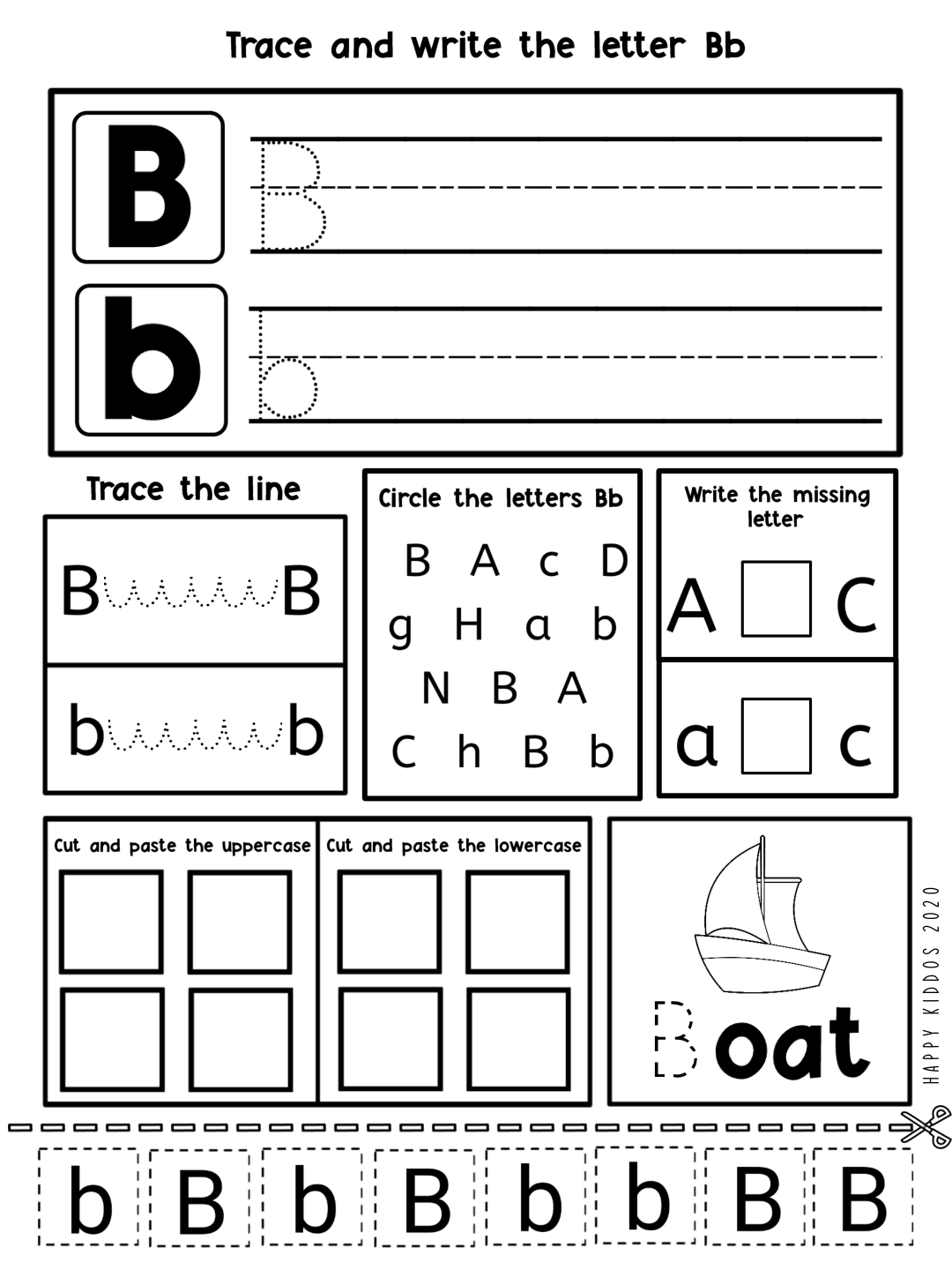 字母涂色卡 第2页
