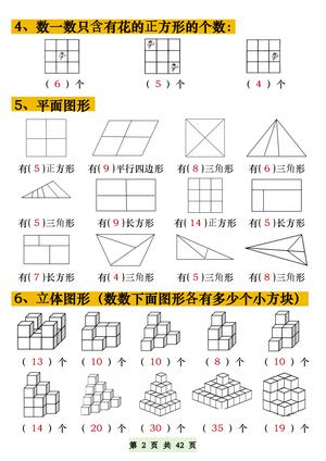 一年级下册数学五大常考专项练习 第2页