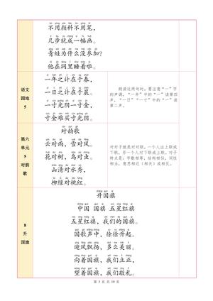01、【25秋一上语文必背内容+默写表（10页） 第3页