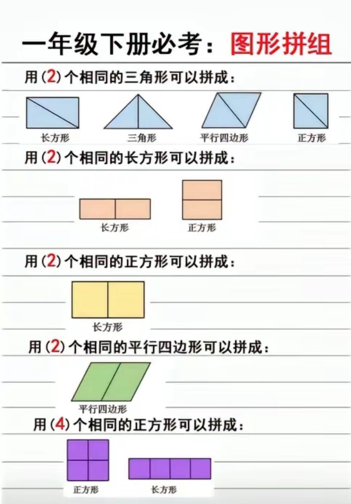 一年级下册数学第一单元四大必考题 第2页