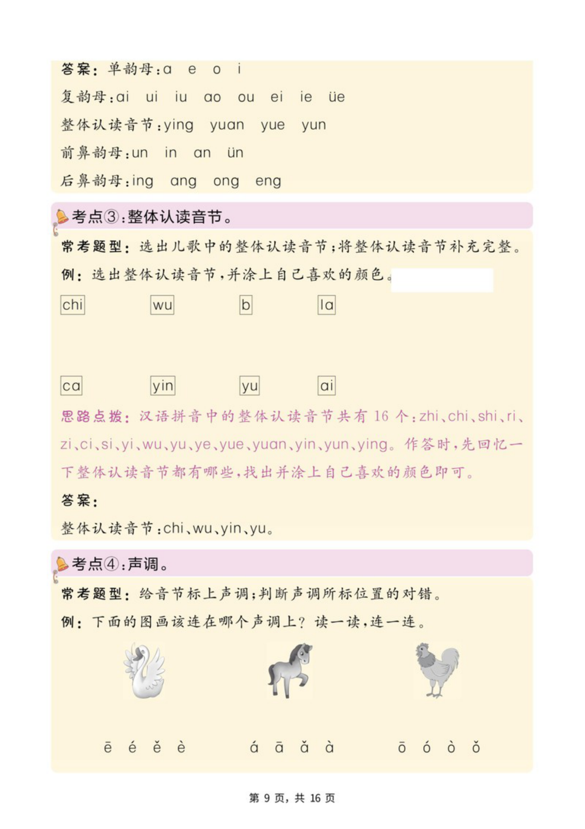 64679_一年级上册语文六大专题重难题型梳理 第2页