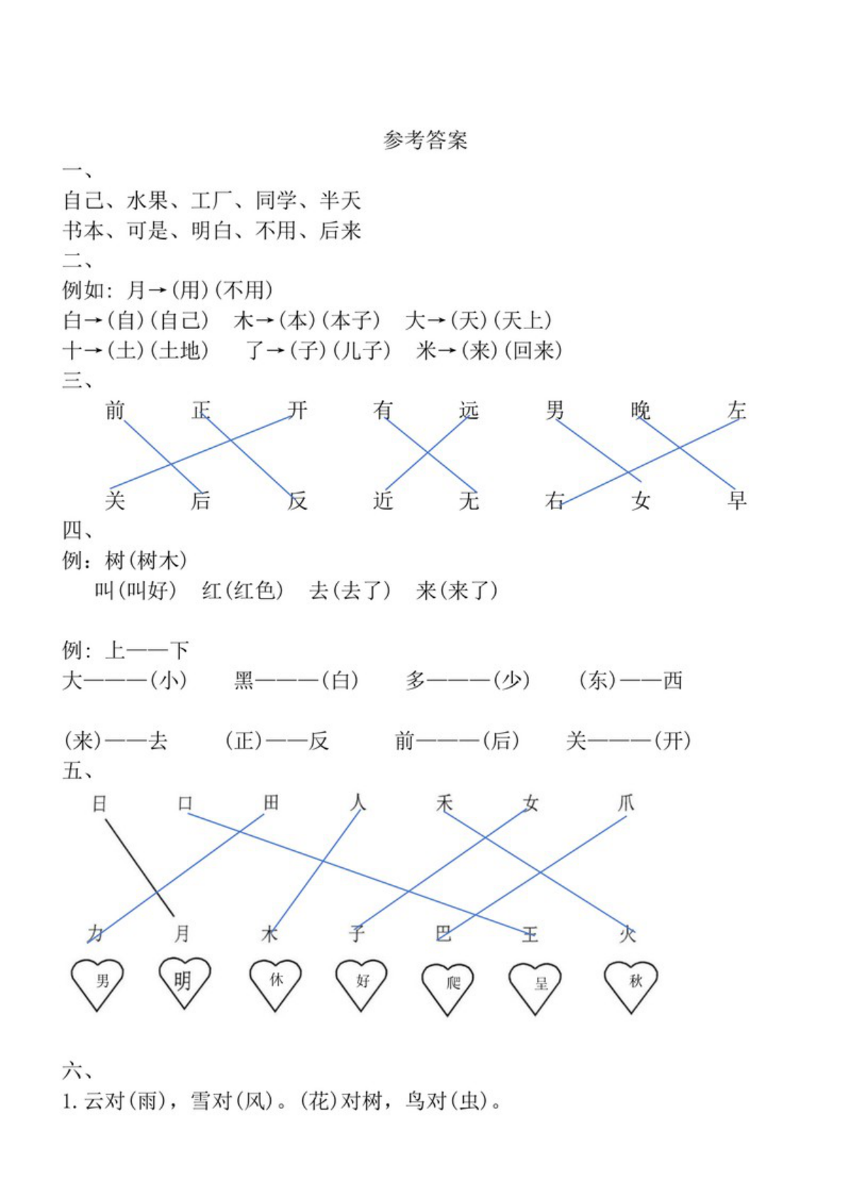 65326_2024-2025学年一年级语文上学期期末综合测评卷 第3页