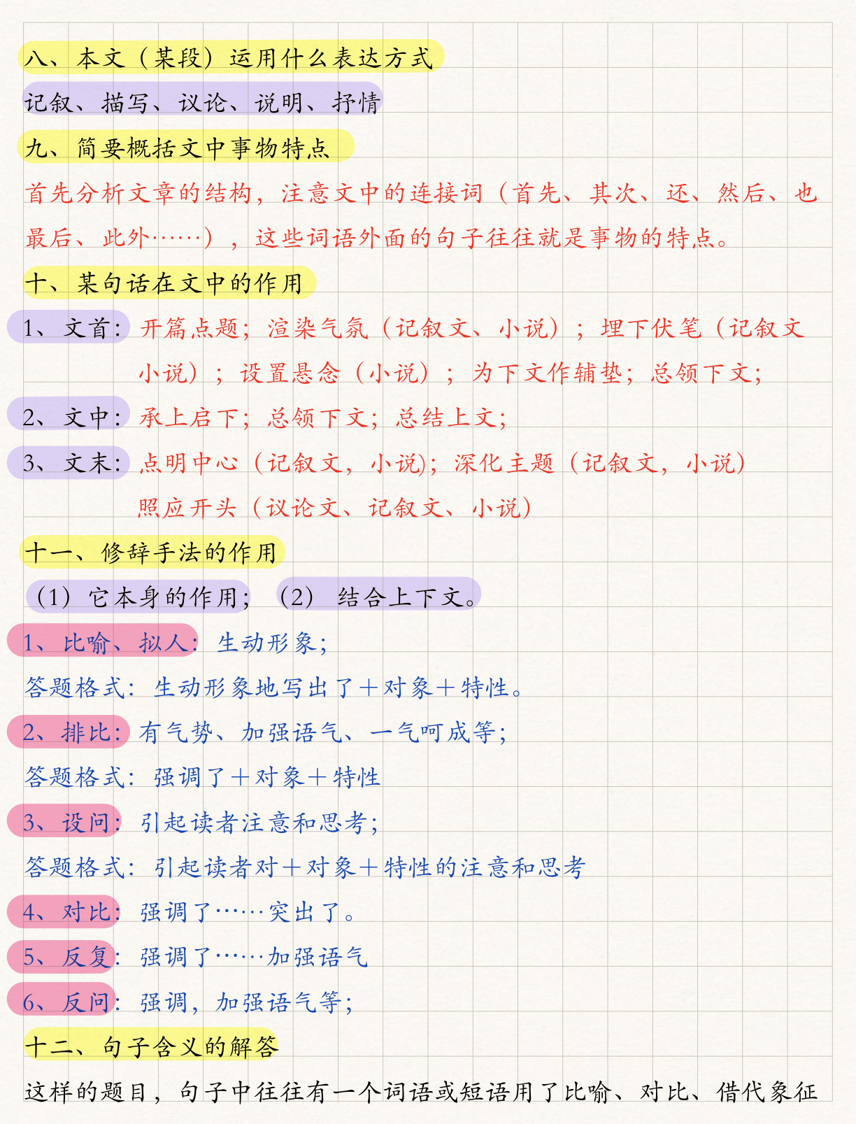 3-6年级35个阅读理解万能公式（10页） 第3页